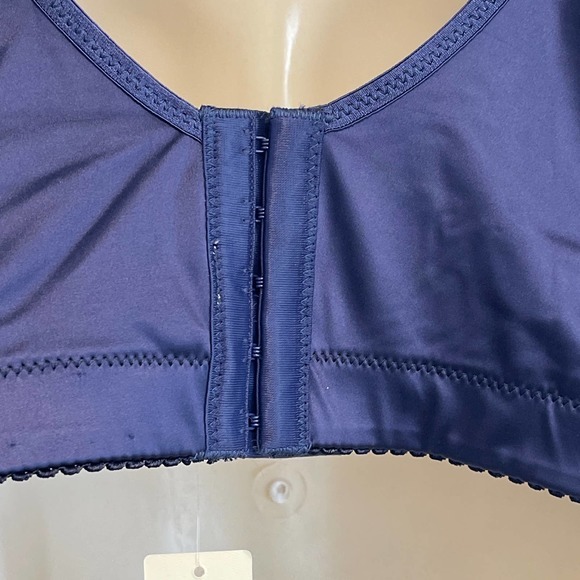 Agnes Orlando Blue Wiresless Tee Shirt Bra 38C NWT - Picture 4 of 8